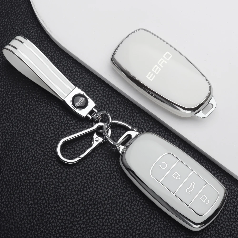TPU Autoschlüssel-Hülle für Chery Ebro S800 S700 Jaecoo J7 J8 Omoda 5 C5 Fernbedienung Schlüsselgehäuse Schlüsselanhänger Auto-Schutz Zubehör – Detail 7