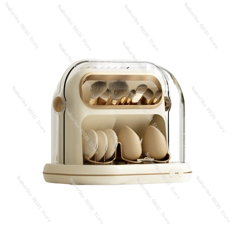 Makeup brush beauty blender drying mite removal makeup brush desktop storage
