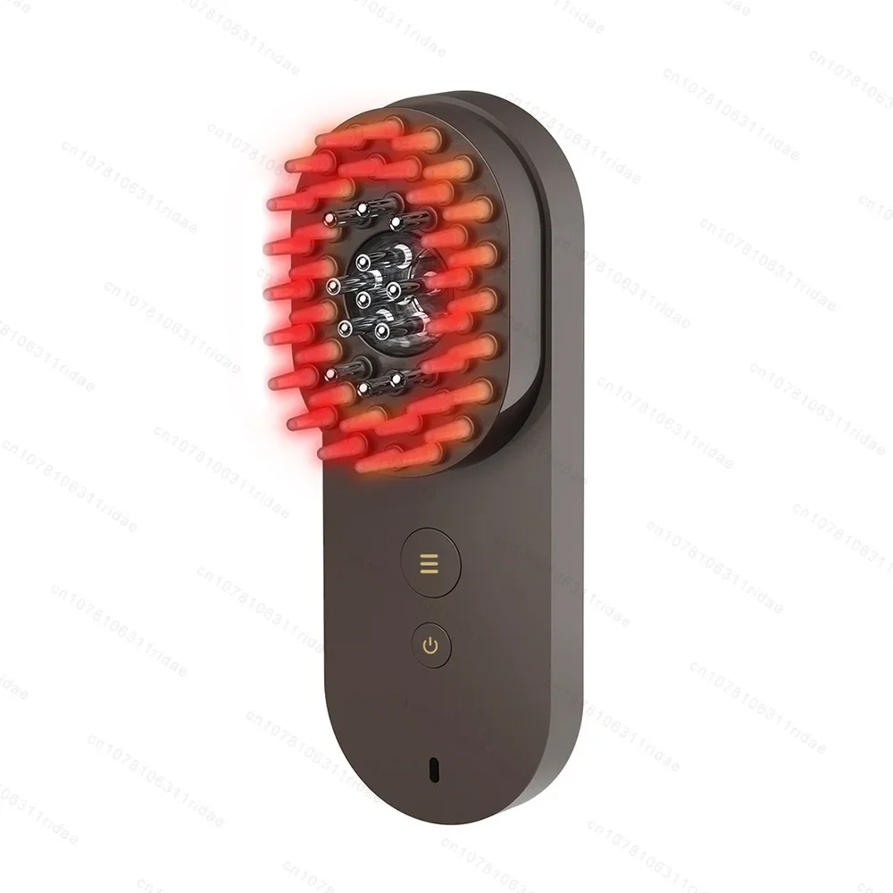

Scalp Massage Comb 3-Colors Light Anti Hair Loss Ems Pulse Vibration Massage Brush Essence Liquid Medicine Applicator Hair Care