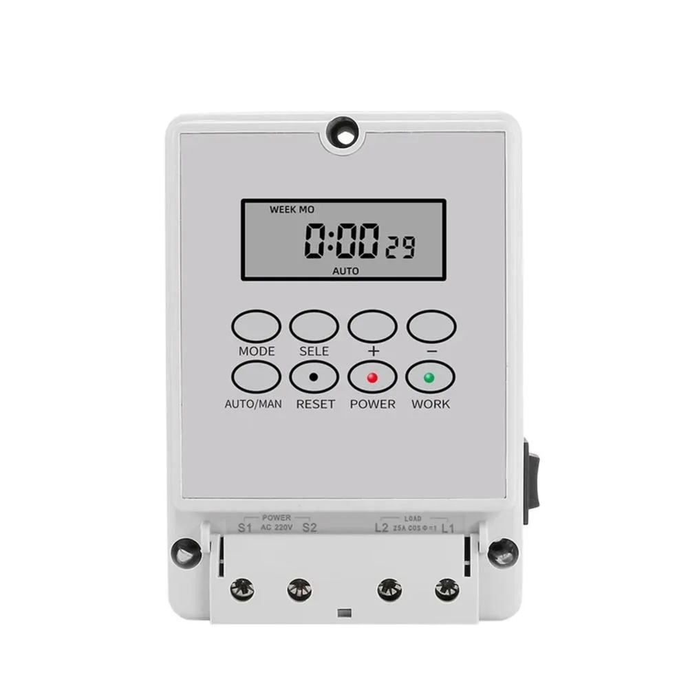 ZTY-08 Digital School Bell Timer Switch Intelligent Microcomputer Auto Bell Ring Controller AC240V 80 Groups Programmable Timer