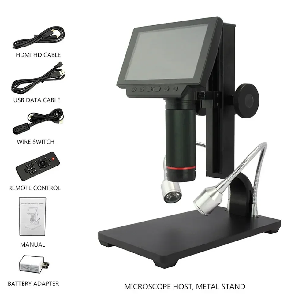 560X Industrial Camera Electron Microscope Repair Tool Ultra HD Digital Microscope High Object Distance Measurable