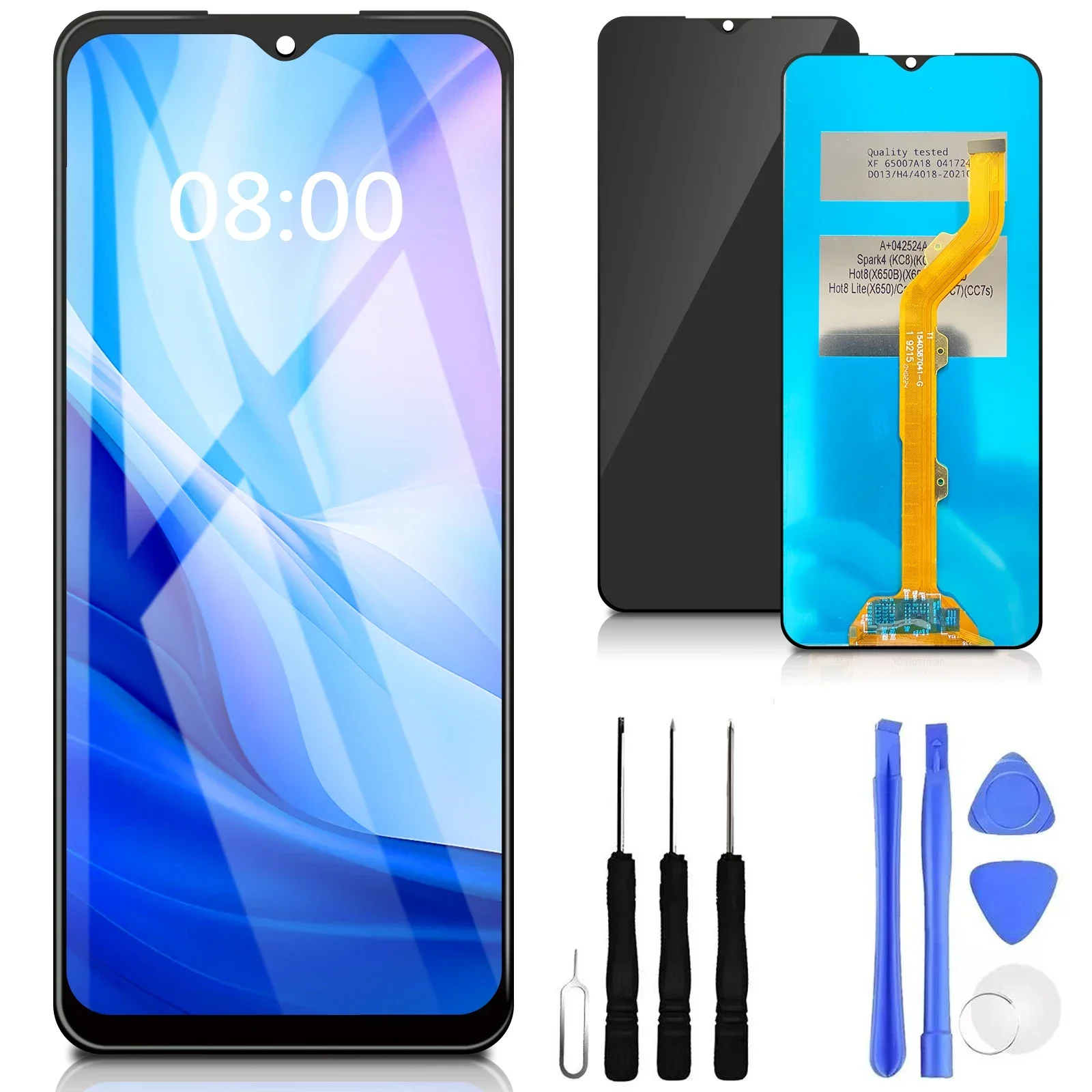 

ЖК-дисплей 6,52 дюйма для Tecno Spark4 KC8 KC2 Camon 12 CC7