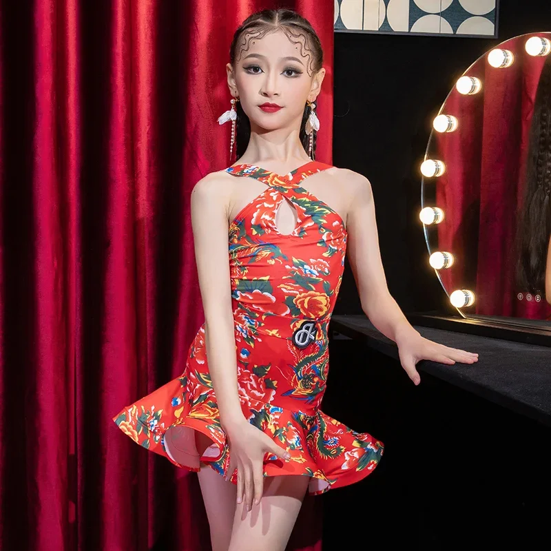 شمال شرق ماغنول اللاتينية ملابس رقص الصيف فتاة جديدة ممارسة زي شمال شرق داهوا أداء الرقص زي تنورة الرقص