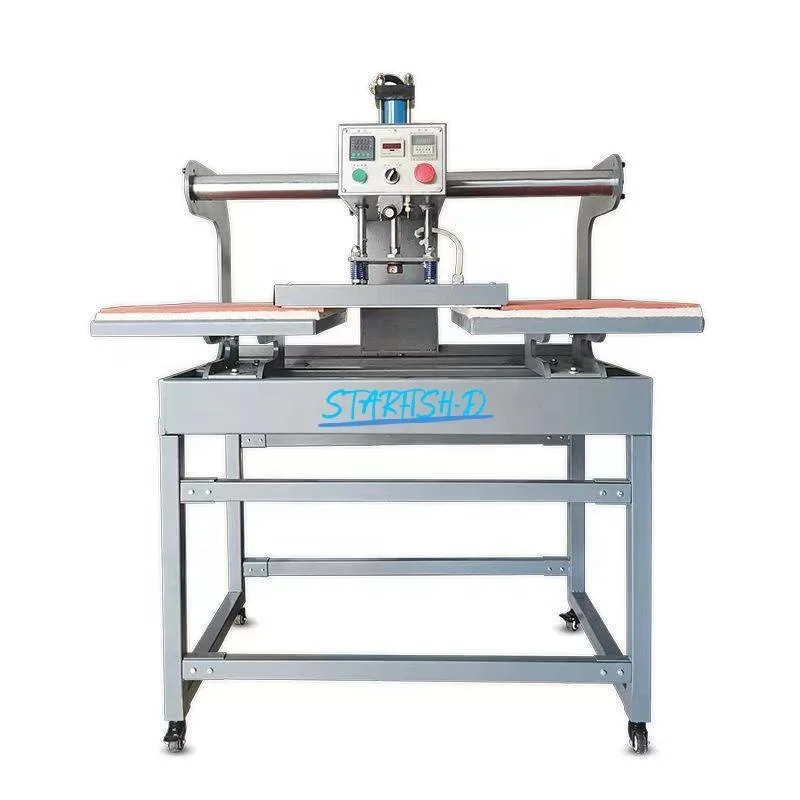 40x60 Hydraulic Automatic Heating Pressing Machine Dual Station High Pressure Printing  curtain fabricPress Heat Transfer