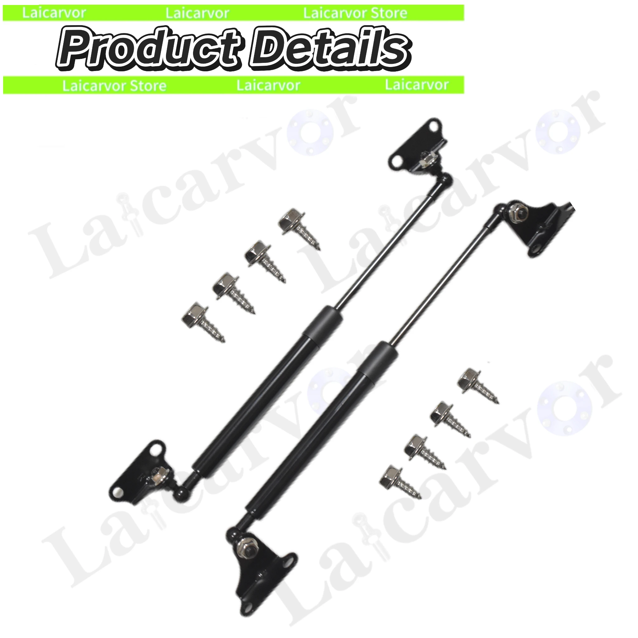 

12Inch 305mm Universal Fit Gas Struts With Brackets & Screws For Undercover Bedcover Tonneau Cover Truck Caravan Heavy Duty Tool