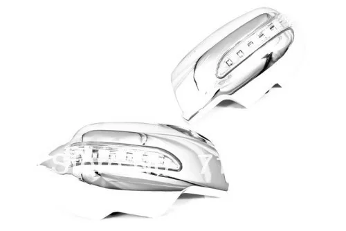 

Car Styling Chrome Side Mirror Cover With LED Side Blinker For Mazda 6 / Mazda 2