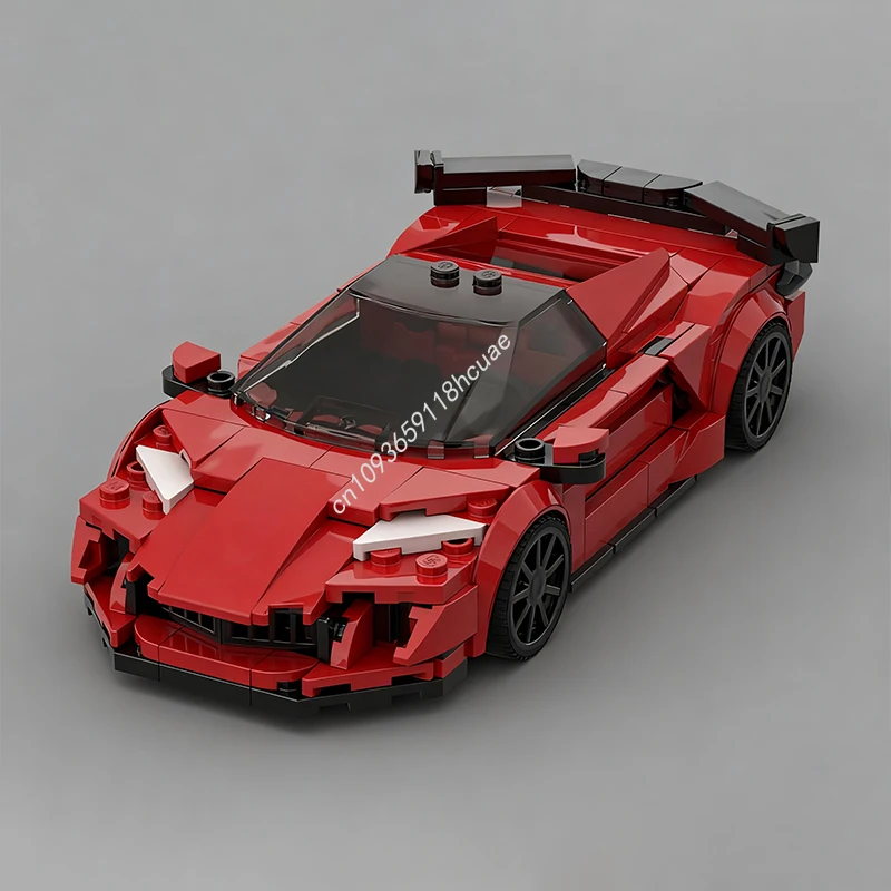 

264 шт. MOC Chevroletesd Corvette C8 ZO6 City Champions суперкар модель строительные блоки игрушки для рукоделия дети DIY идея рождественские подарки