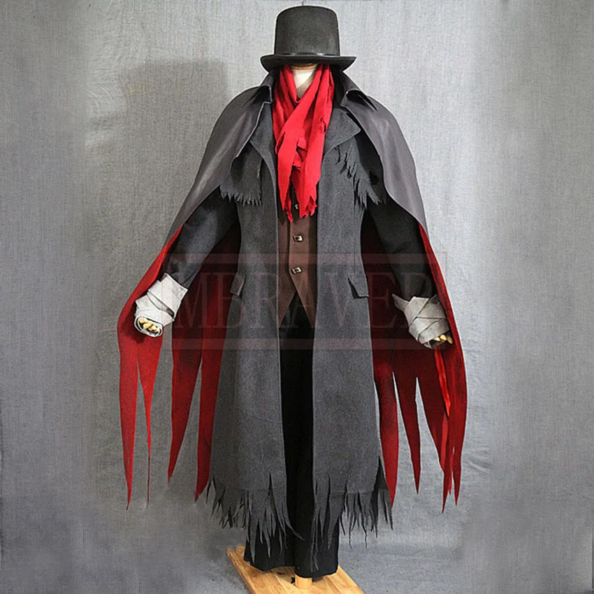 

Bloodborne Gehrman The First Hunter Full Set Cosplay Costume Halloween Party Christmas Uniform Custom Made Any Size