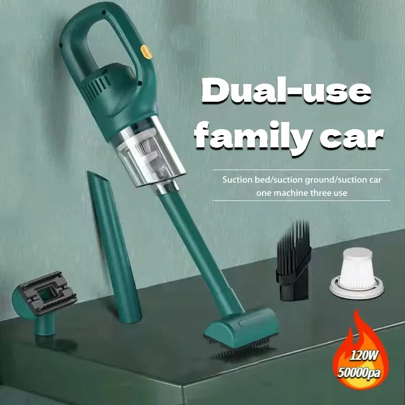 Xiaomi-colector de polvo de aire para vehículo, aspirador potente de 120W, 50000PA, 2000MAH, inalámbrico, máquina de limpieza portátil
