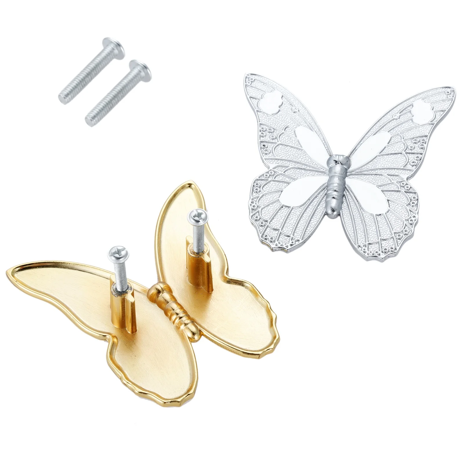 1PC Schmetterling Griff Pull Knopf Möbel Tür Schrank Schrank Griffe Küche Schublade Pull Griffe Hause Dekoration 8,3 CM * 8CM