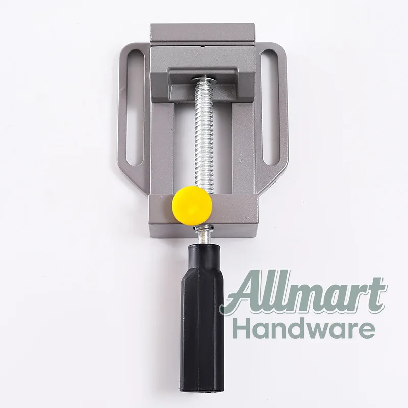 

Drill Press Electric Drill Stand Adapted Bench Vise Mini Aluminum Alloy Table Vise 90 Degree Quick Right Angle Clamp