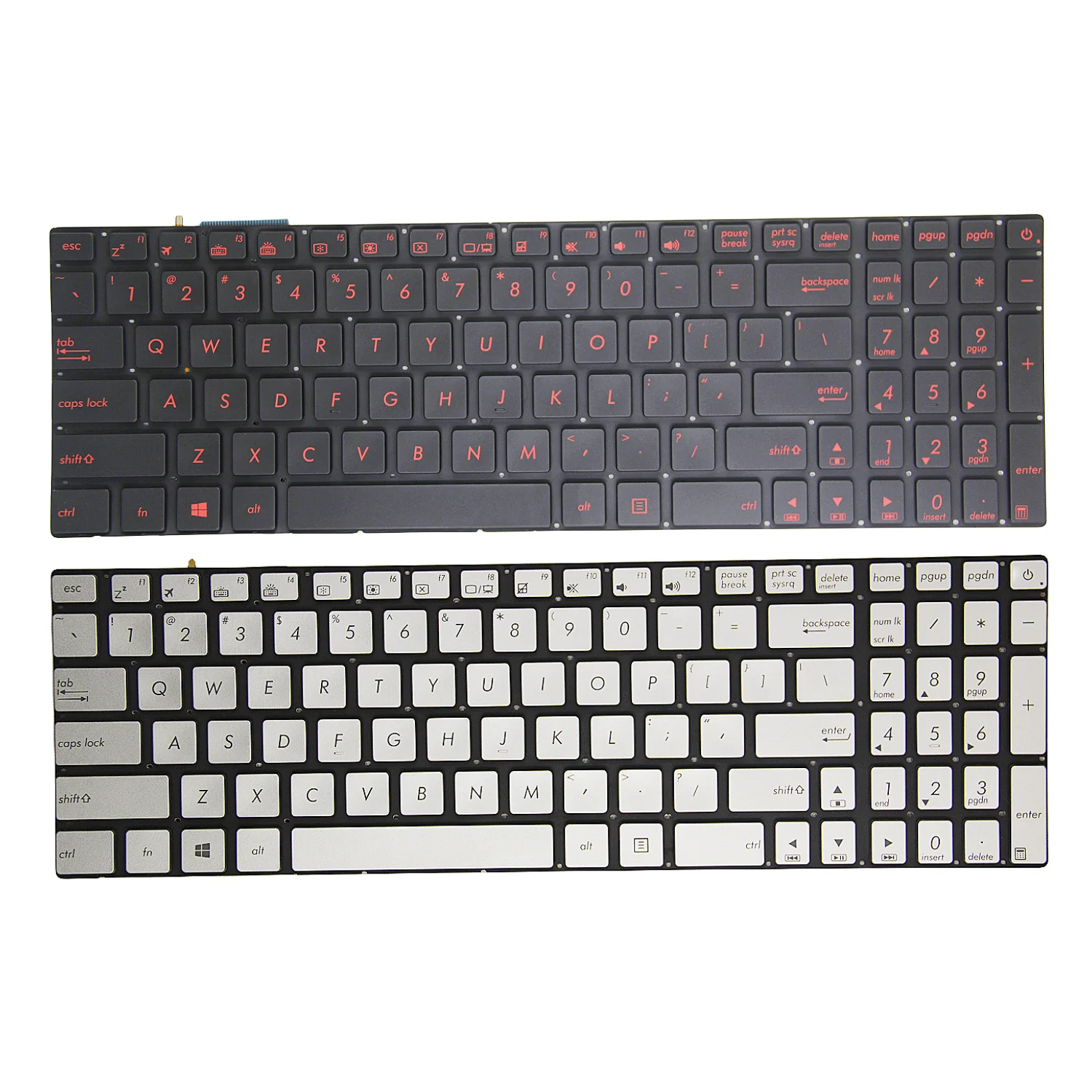 100%New US For Asus N551 N551J G58 N552 G771 GL552 GL551 ZX50J FX-PRO PRO6700 PRO6300 Z50JX GL752 ZX70 FX71 FX50V Keyboard