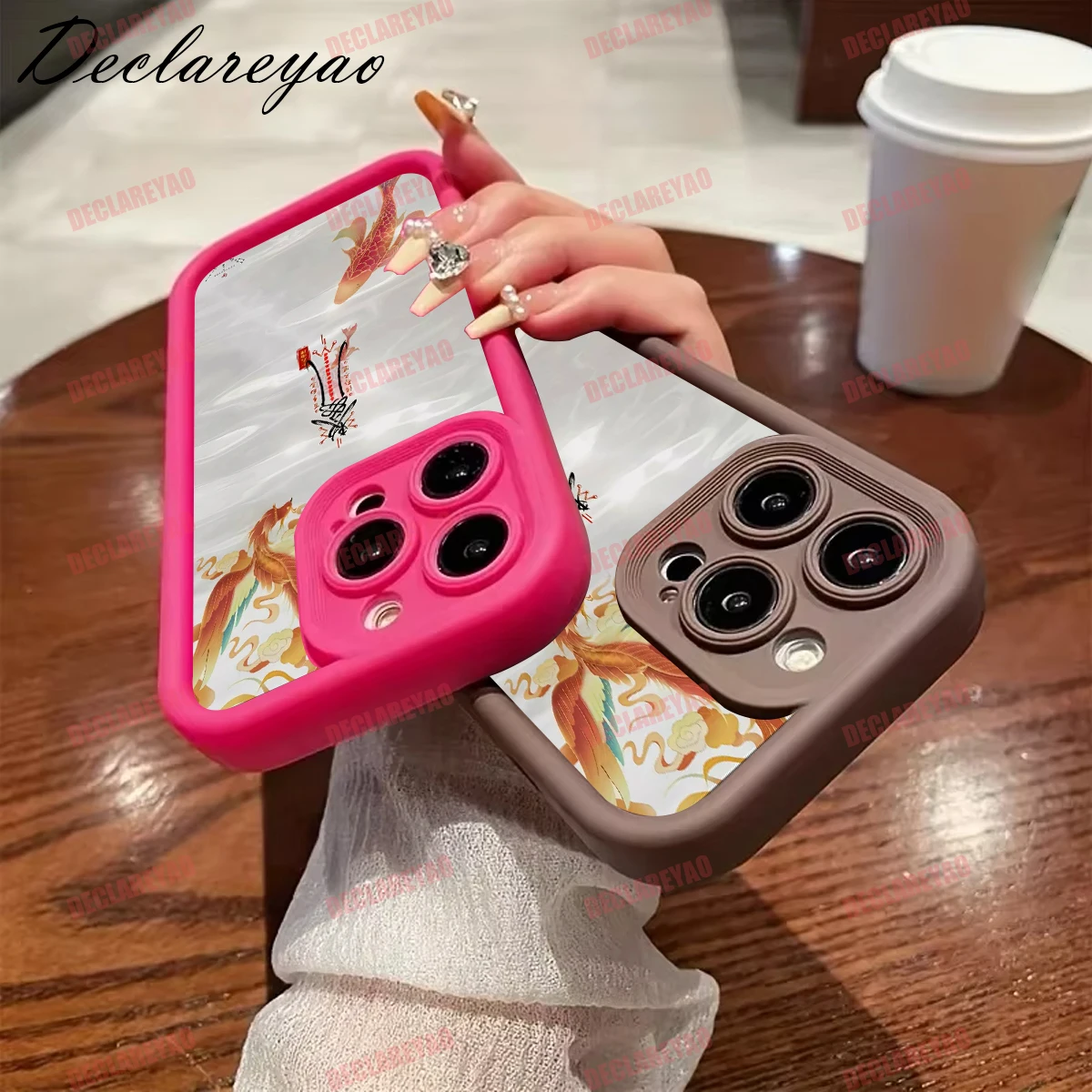 DECLAREYAO لينة ضوء سليم ماتي أغطية بولي يوريثان ل Realme C65 نارزو V5 60 C71 V25 C75 C61 نوت 5 13 N63 C63 3 غطاء مقاوم للصدمات