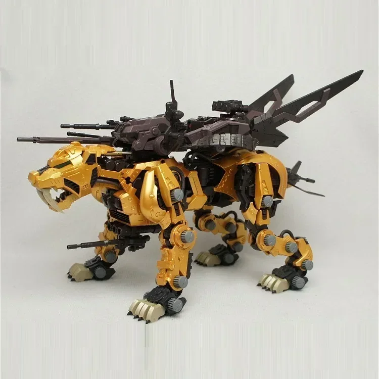 

BT Building Blocks ZOIDS EZ-016 Saber Tiger Gold 1:72 Scale Full Action Plastic Kit Assemble Model Birthday Christmas Gifts