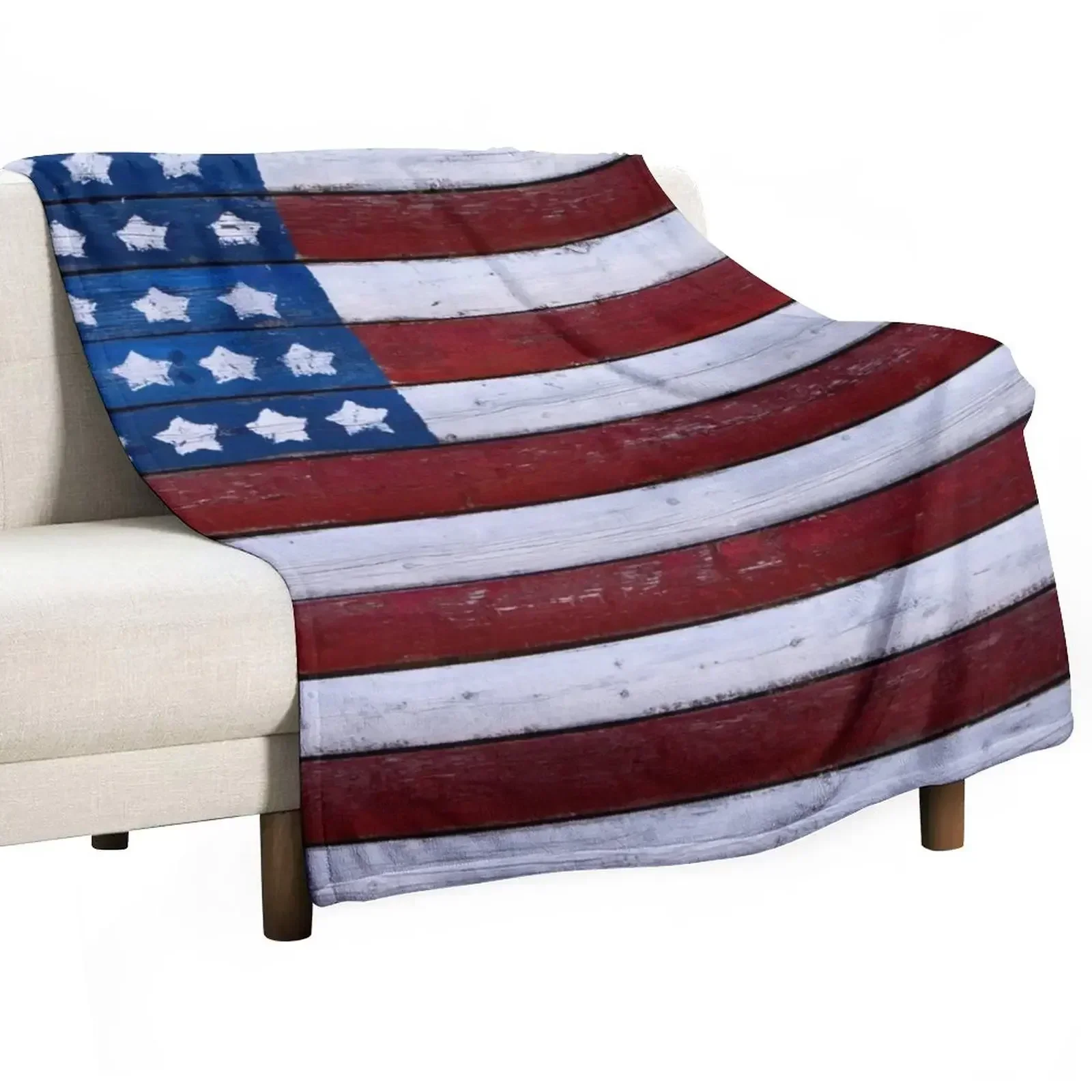 

Stars & Stripes Throw Blanket Retros decorative christmas gifts Blankets