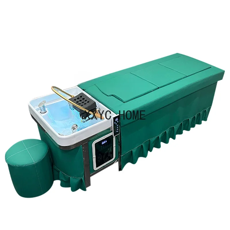 

Automatic Water Circulation Head Therapy Bed Electronic Moxibustion Bed Smokeless Shampoo Massage Couch