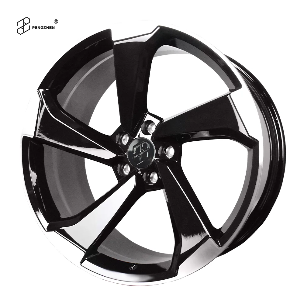 

Pengzhen Gloss Black и Machine Face 5 спиц 20 21 дюймов 5x112 кованые автомобильные диски для Audi SQ5 A5