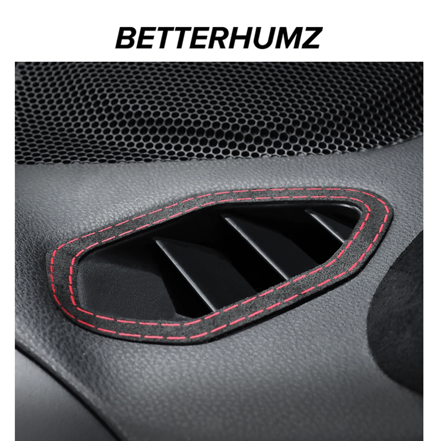 

Наклейка на воздуховыпускное отверстие для приборной панели Subaru BRZ GR86 2022-25 из алькантары