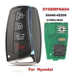 jingyuqin Inteligentny zdalny kluczyk samochodowy do 95440-4Z200 SY5DMFNA04 do Hyundai Santa Fe 2013 2014 2015 2016 2017 2018 315Mhz/ID46 Chip