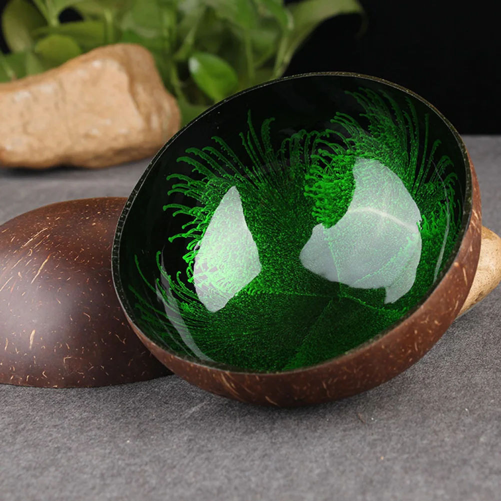 Natural Shell Unique Pattern Storage For Keys Nuts Candies Desktop Organizer Home Office Decor Coconut Bowl Coconut