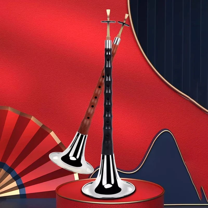 

Redwood Suona Professional Large/small Ebony Suona Adults Children Blowing Loud Volume Horn Set Traditional Musical Instruments