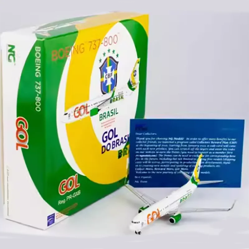 Scale 1/400 Alloy Aircraft Model Spot NG Models 58162 GOL Brazil GoL Airlines B737-800 PR-GXB World Cu Airplane Model Toys