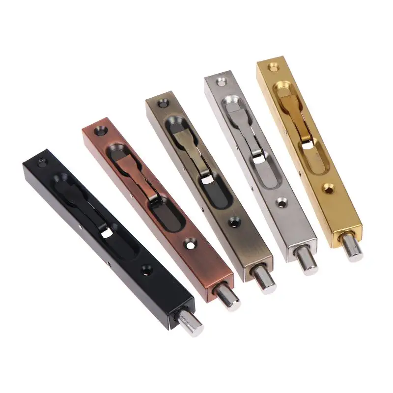304 Stainless Steel Hidden Vertical Flush Bolt Lock for Composite Child-mother Door Home Renovation Hardware