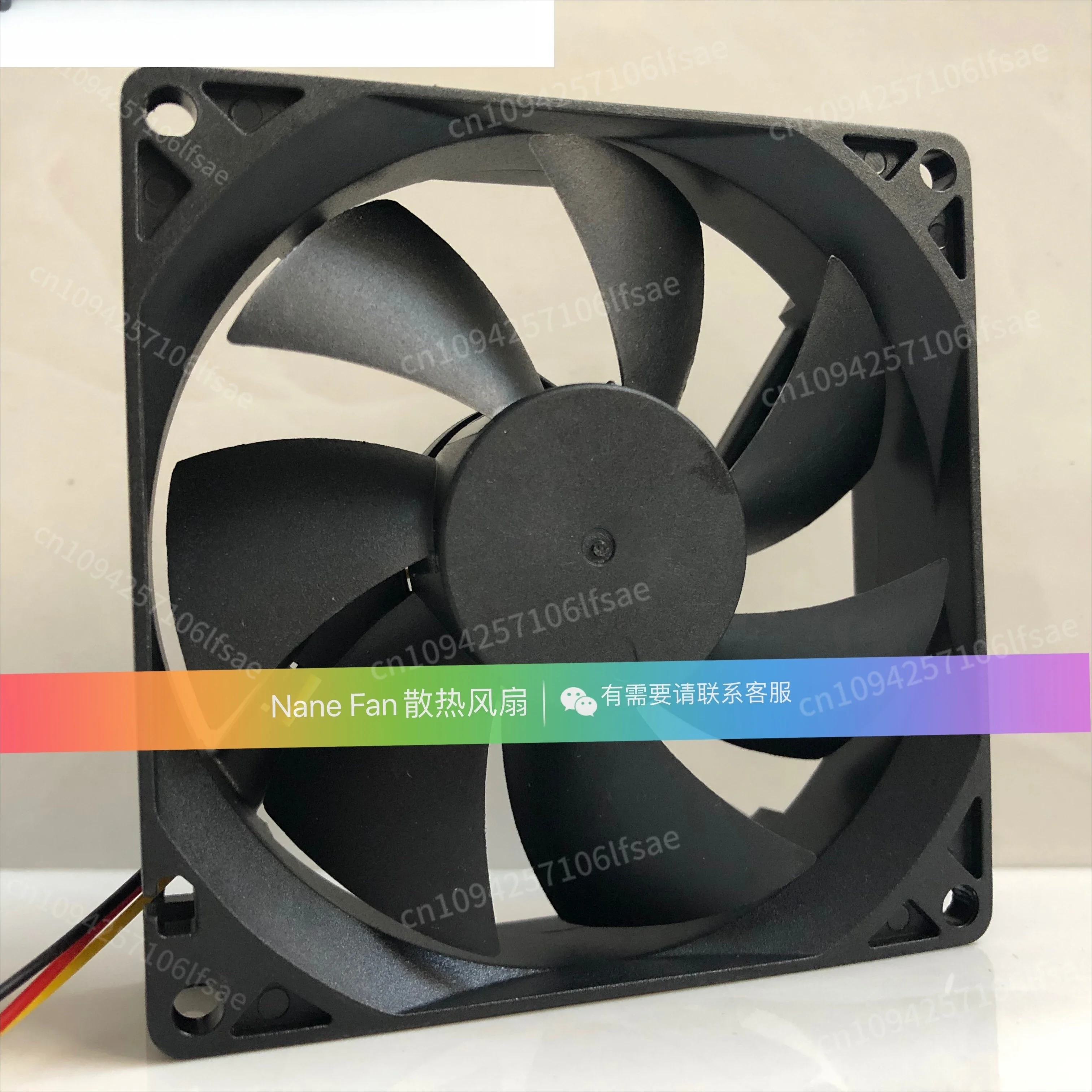 

2 pcs Original JAMICON/Kaimei JF0925H1UM-R 12V 0.42A 9025 3-wire power supply cooling fan