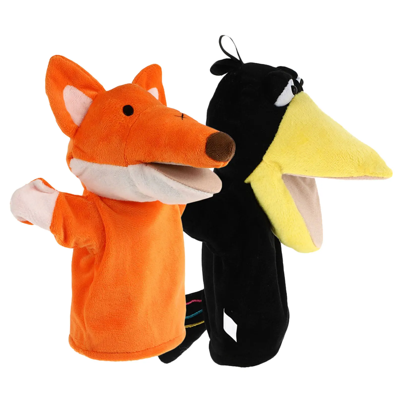 

2Pcs Animal Hand Puppets Creative Role Play Storytelling Educational Interactive Puppets for Kids Toddlers Communication Skills