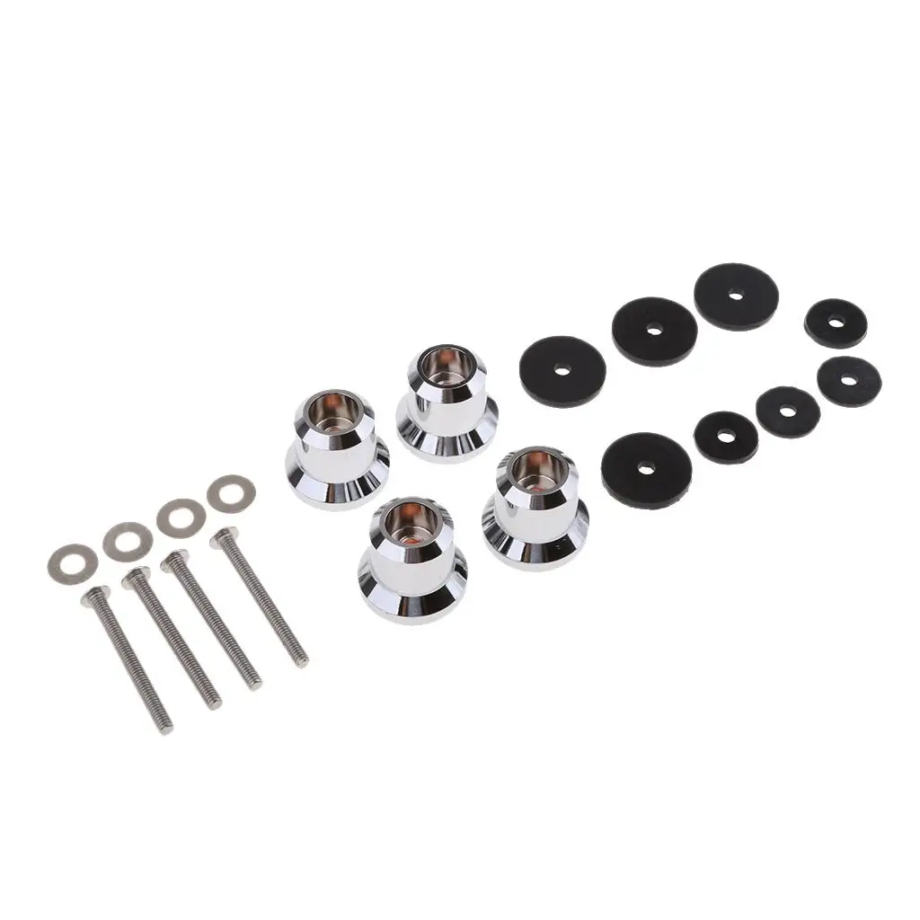 

Heavy Duty Motorcycle Luggage Rack Risers Chrome Metal Parts for Honda Gold Wing GL1800 2001-2013 Touring