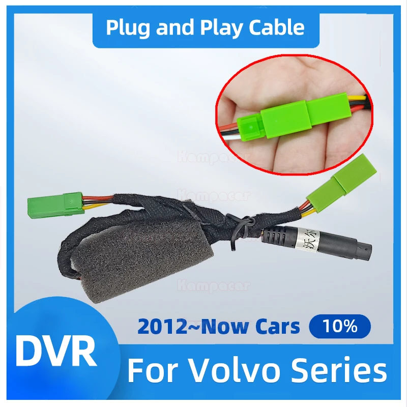 

ECVLV01 Plug And Play Rain Sensor Cable For Volvo S60 S60L S80 S80L S90 V40 V60 V70 V90 Polestar 2 XC40 XC60 XC70 XC90 Car Dvr