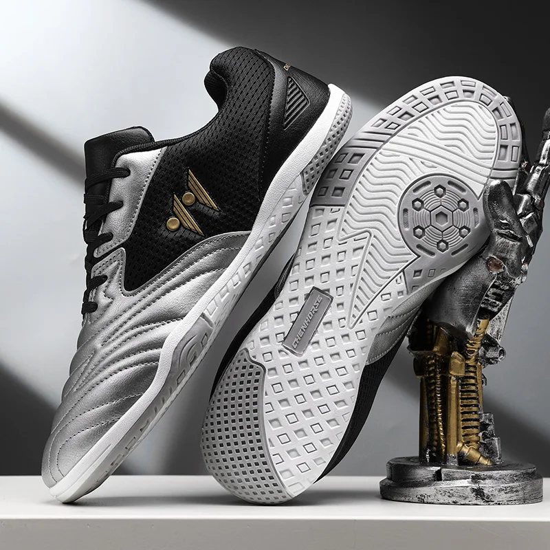 Bild 4: Neue Männer Fußball Schuhe Gras High-top Futsal Turnschuhe Fußball Stiefel Nicht-Slip Hochwertige Spiel Indoor Heißer-verkauf Im Freien