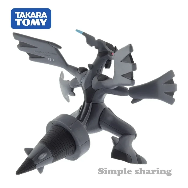 Takara Tomy Tomica Pokemon Pocket Monster Collection MonColle ML-09 Zekrom Resin Anime Figure Kids Xmas Gift Toys for Boys