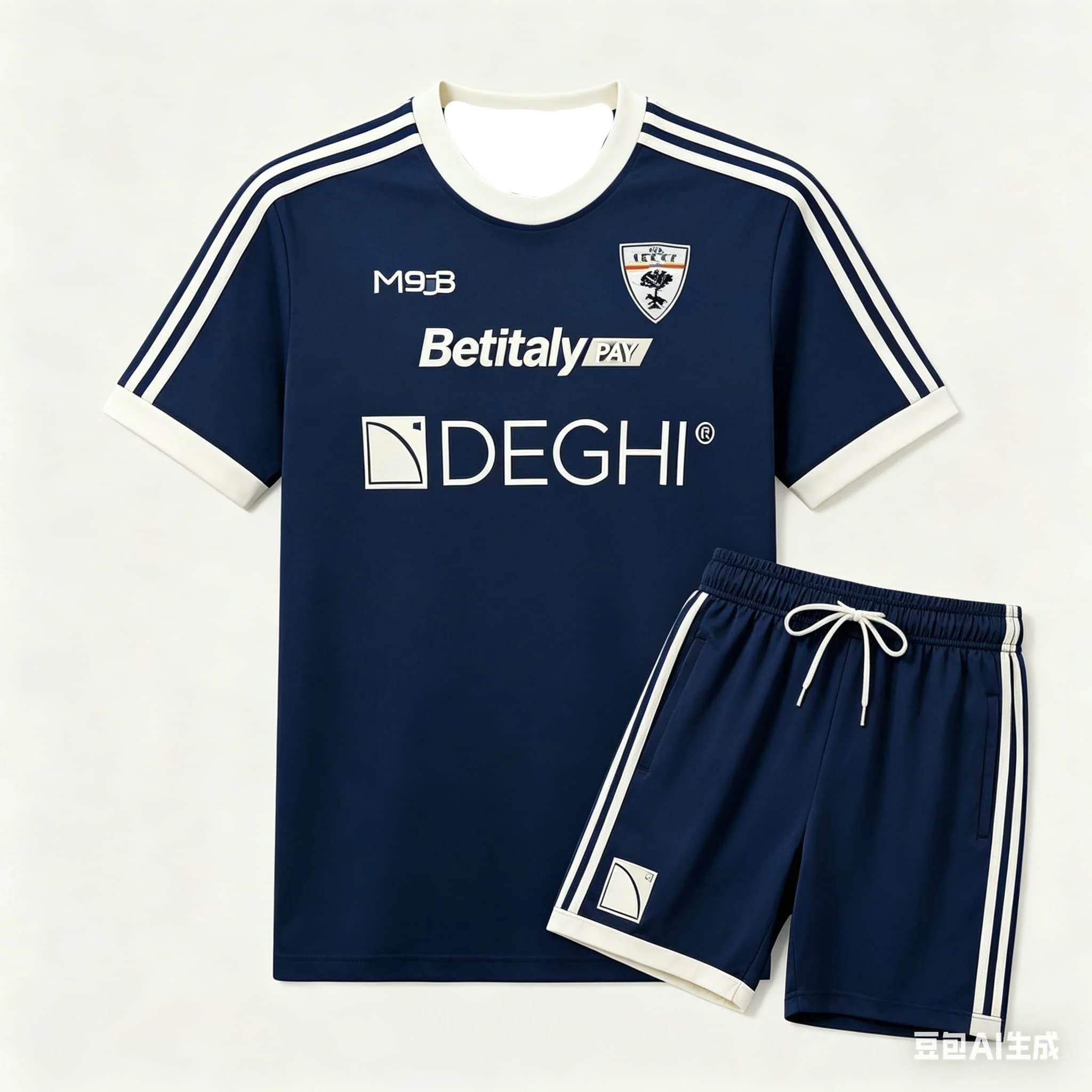 

US Lecce Football Jersey Sports Casual T-Shirt Set Breathable Quick Dry Elastic Daily Training Top for Men