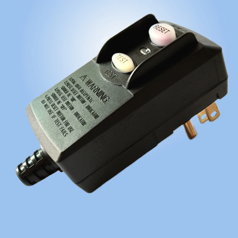 

GFCI Replacement Plug Assembly 15 Amp Waterproof Electrical Cord End Male GFCI Circuit Breaker for Pool Pump Power Pressure Wash