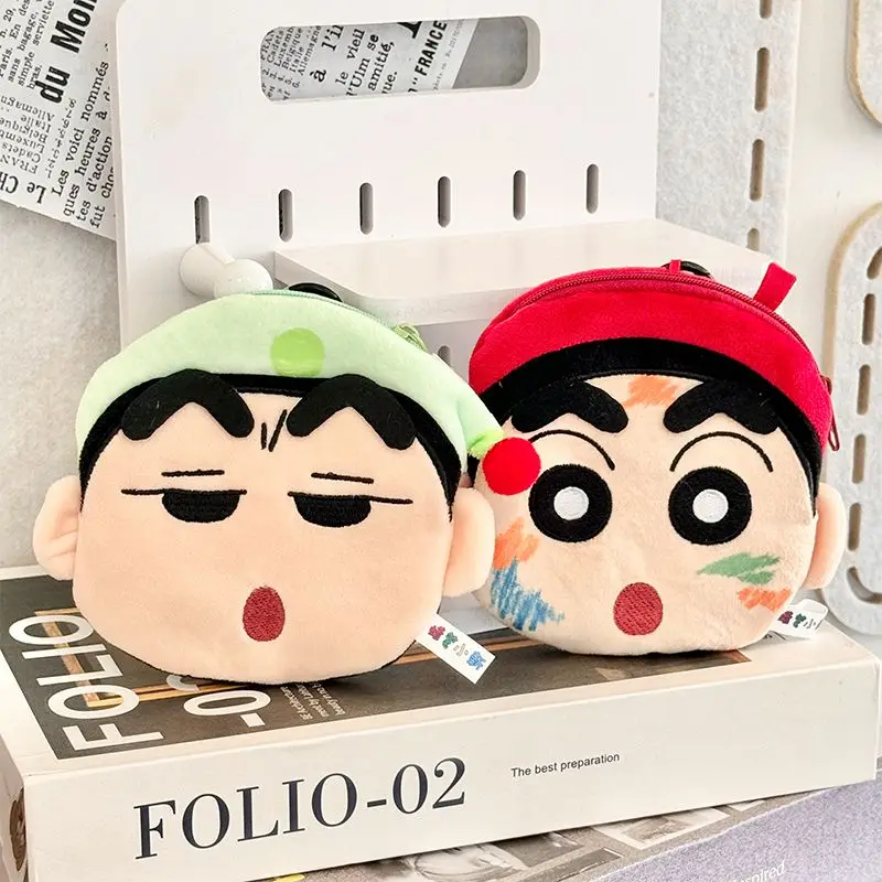 INS New Crayon Shin Chan Creative Earphone Bag Trendy Wallet Anime Bag Pendant Fashion Matching Girl Surprise Holiday Gift