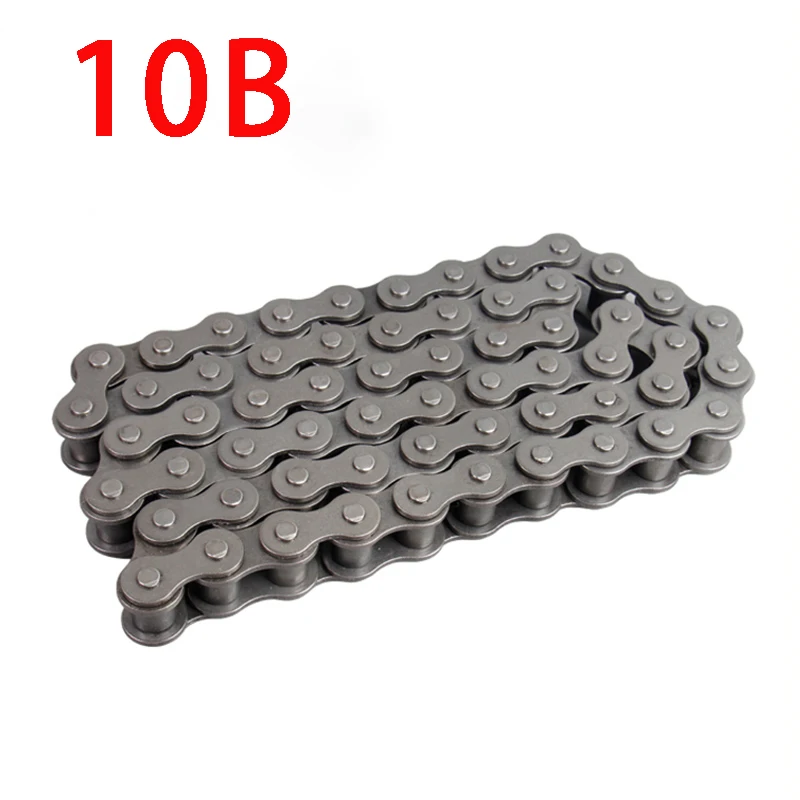 Industrial #45 Steel Short Pitch 10BTransmission Chain for 10B Sprocket Gear 1 Pc Heavy-Duty Chain for Machinery And Equipment