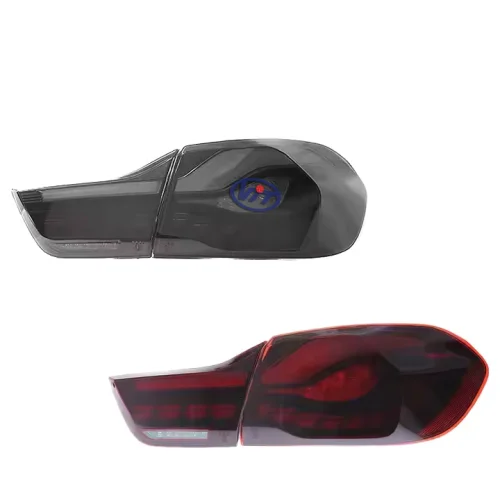 

JUSHUN New LED Taillights for 4 Series F32 F82 GTS M4 2014-2020 Running Dragon Scale Style Red Lens 55W 6000K 8000LM