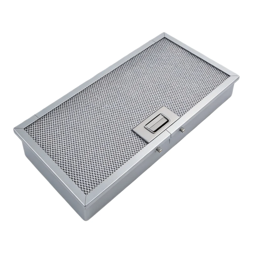 Cooker Hood Replacement Kitchen Grease Filter Silver Advanced Aluminum Grease Filter Deformation Resistant Frame