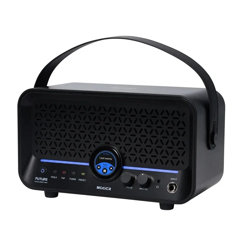Smart Guitar Amp MOOER F15Li 15W Stereo W/iOS/Android App, 69 FX, Touchscreen, Drum Machine & Looper