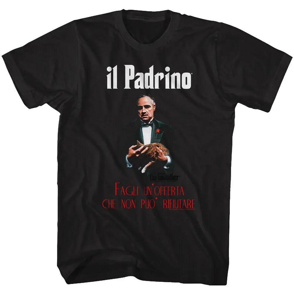 The Godfather Movie White Il Padrino Red Don Corleone Side Shot Men's T Shirt