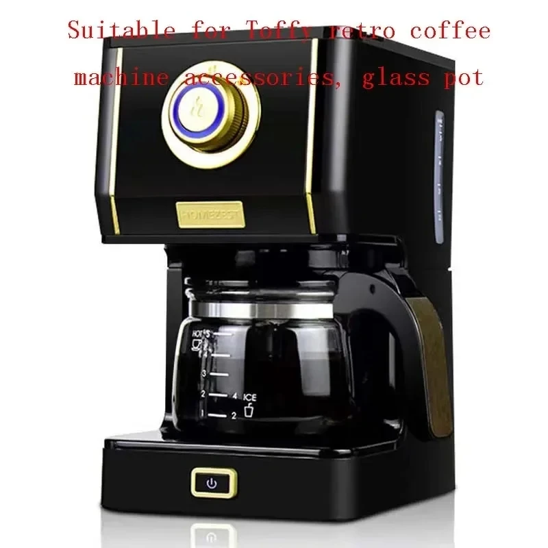 Coffee Machine Accessories, Suitable for Toffy Retro, Glass Pot