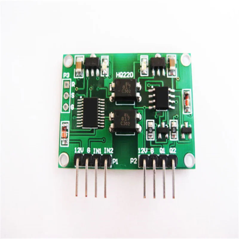 Isolated signal voltage 0-5v linear conversion transmitter module two channels small