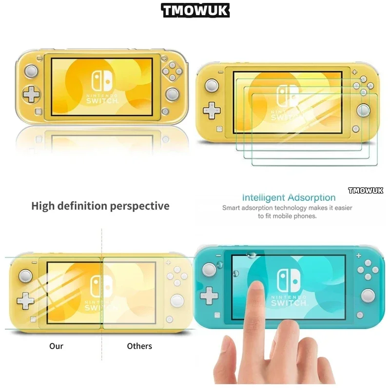 

For Nintendo Switch Lite Anti-Fingerprint Shield, 9H, Full Coverage Protection