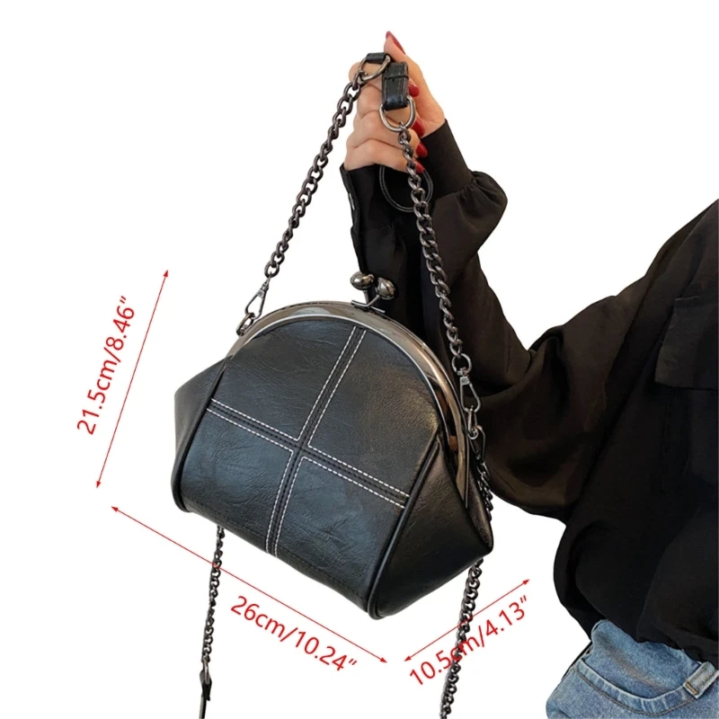 E74B Fashion and Long lasting Crossbody Bag PU Shoulder Bags for Fashionable Individuals