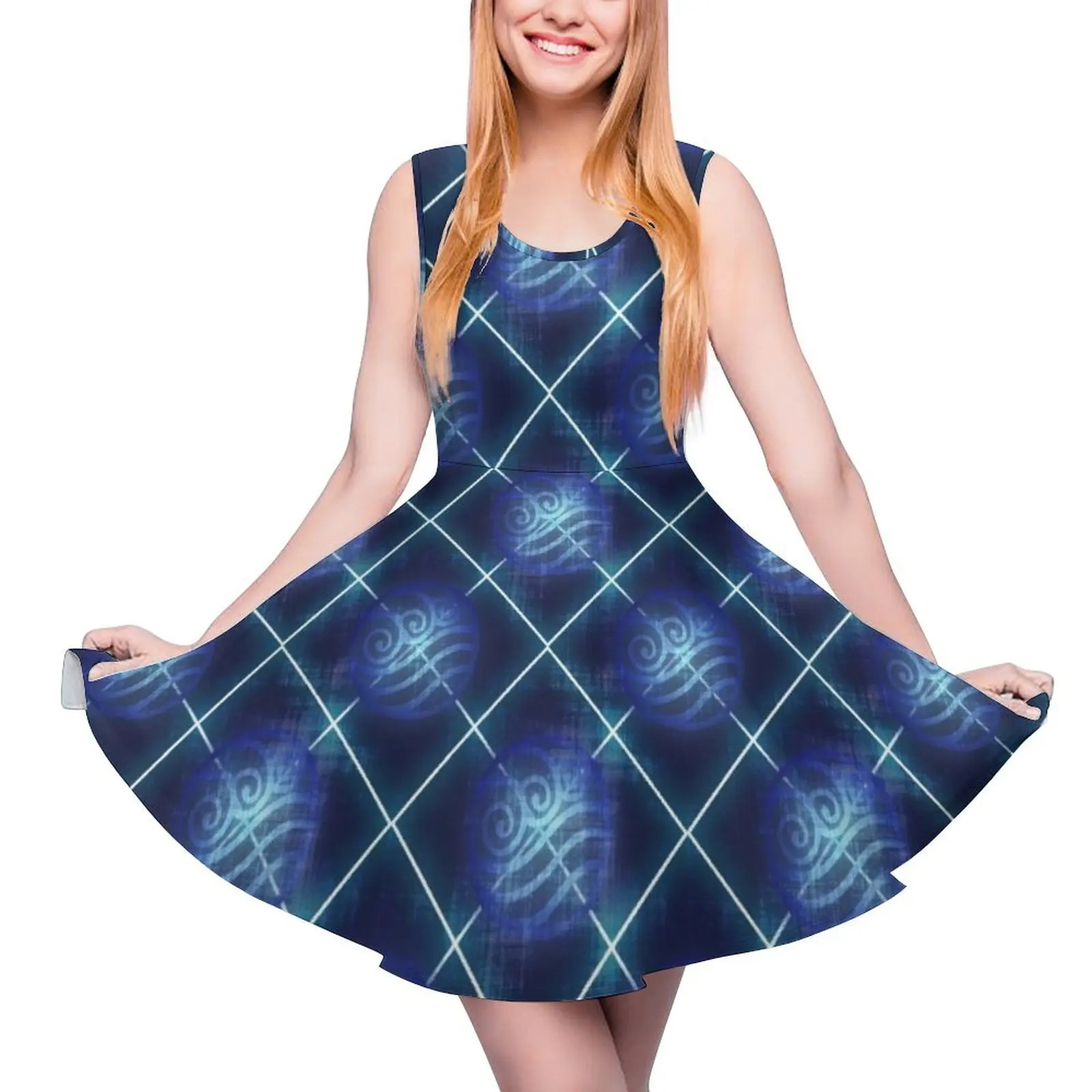 

Water Tribe Emblem Sleeveless Dress Female dress elegant dresses plus sizes