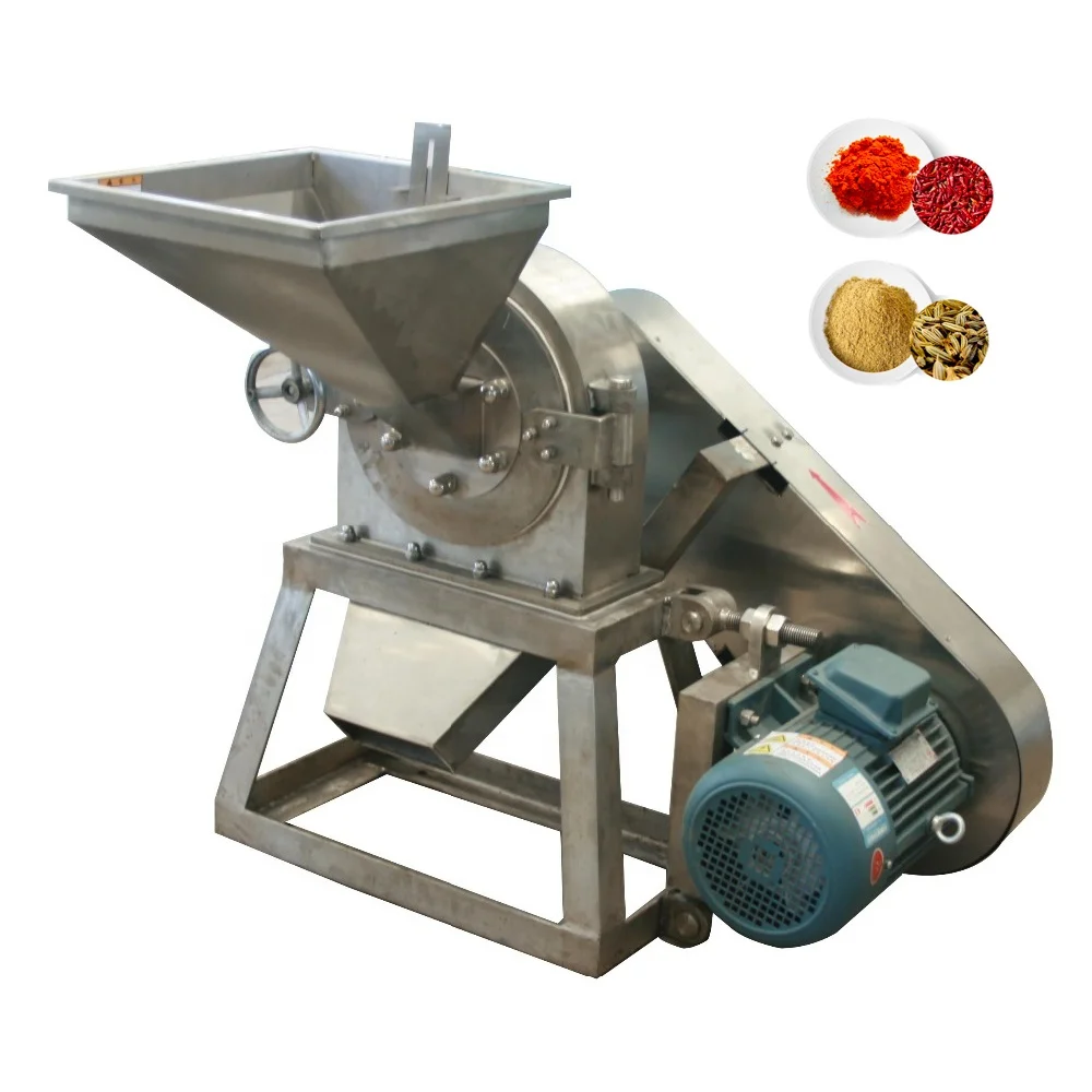 Hot Selling Corn Wheat Grain Pulverizer Mill Stainles Steel Spice Pulverizer Machine Mini Henna Powder Grinding Machine