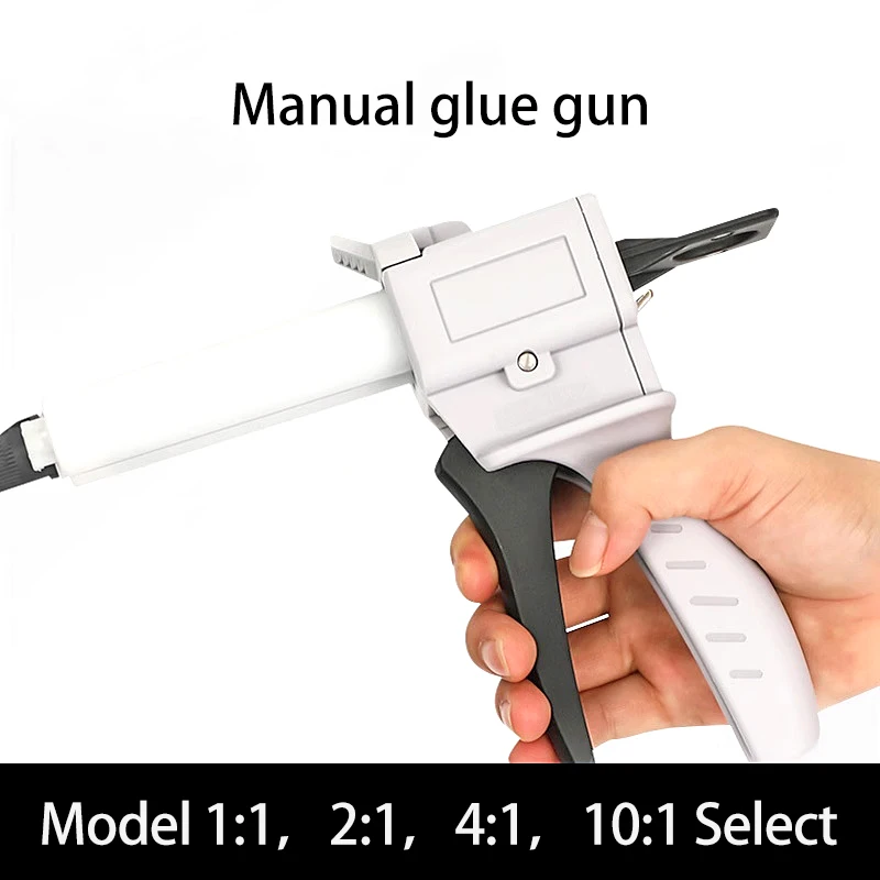 

Dental Impression Mixing Dispensing Gun 1:1/1:2 Universal Dispensing Gun 4:1 10:1 Silicone Rubber Dispensing Gun