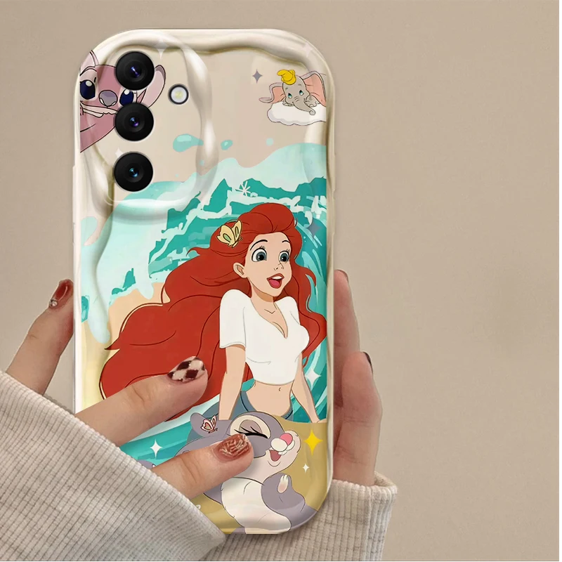 Disney princesa linda capa para samsung galaxy a16 a06 a55 a35 a25 a15 a05 a05s a54 a34 a24 a14 a73 a53 a33 a23 a13 a52 a32 a22