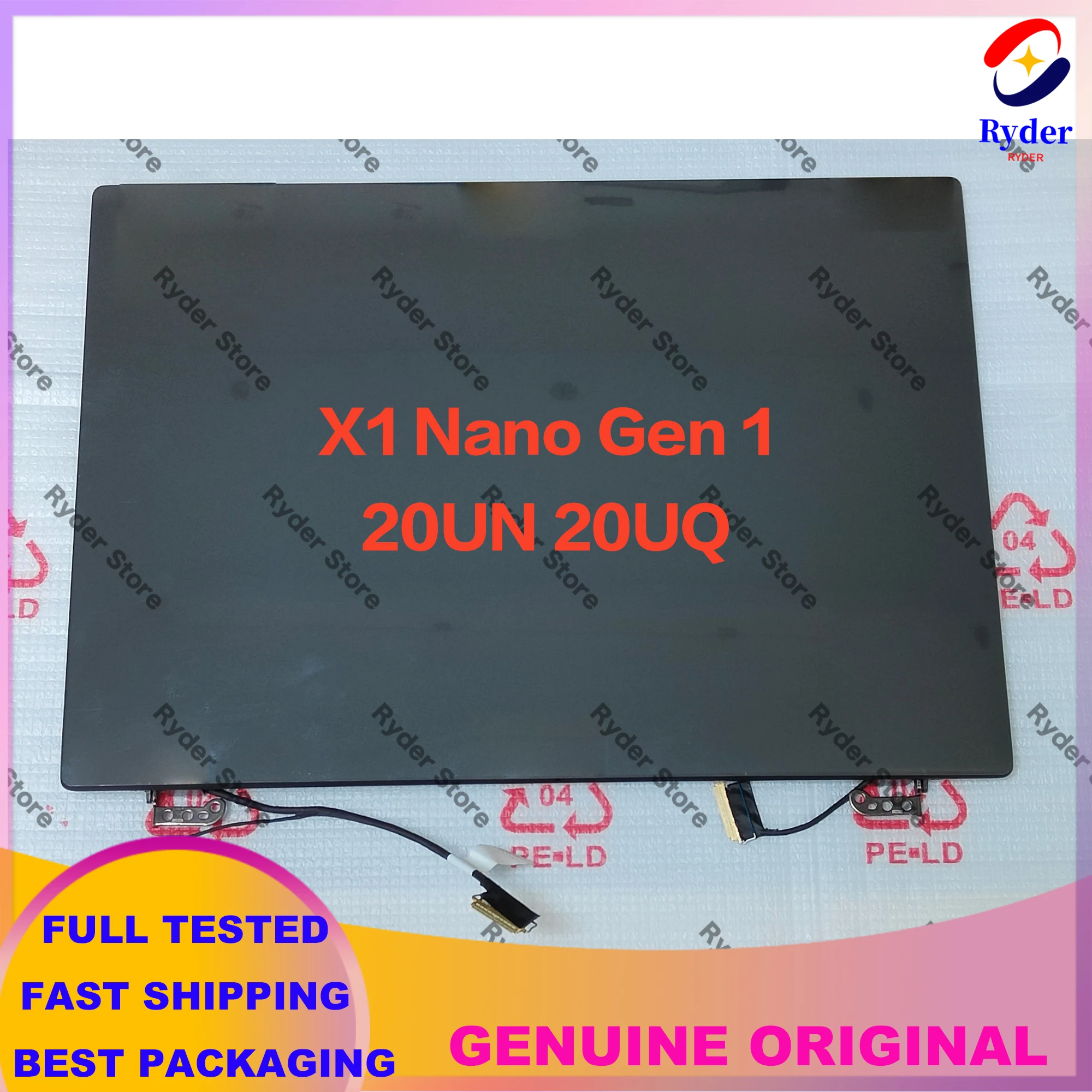 13.0 Inch ips Laptop LCD Screen Replacement Complete Assembly For Lenovo Thinkpad X1 Nano Gen 1 20UN 20UQ 5M10X63649 5M10X63655
